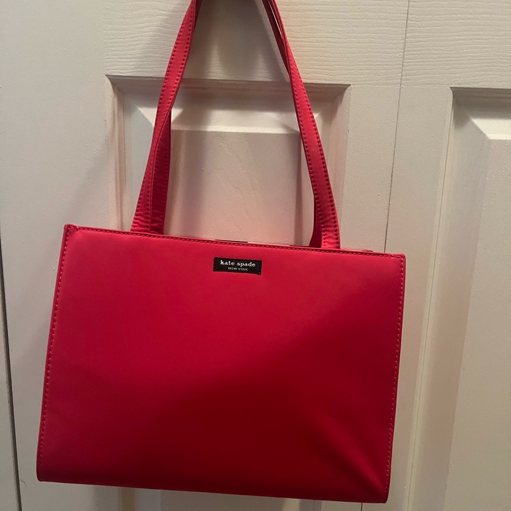 Kate Spade Red Tote Bag Classic Design